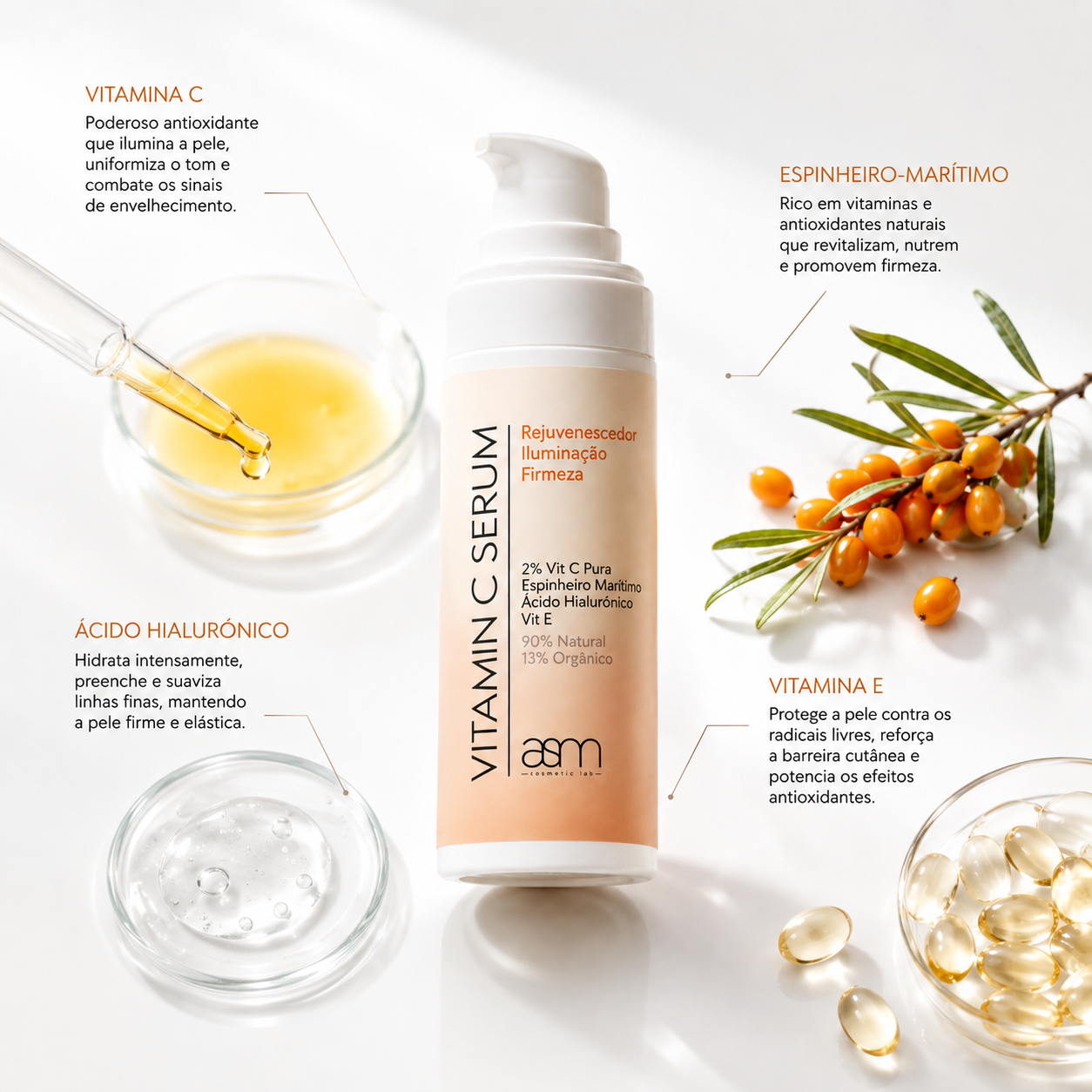VITAMIN C SERUM – Luminosidade, Firmeza & Pele Uniforme - Image 3