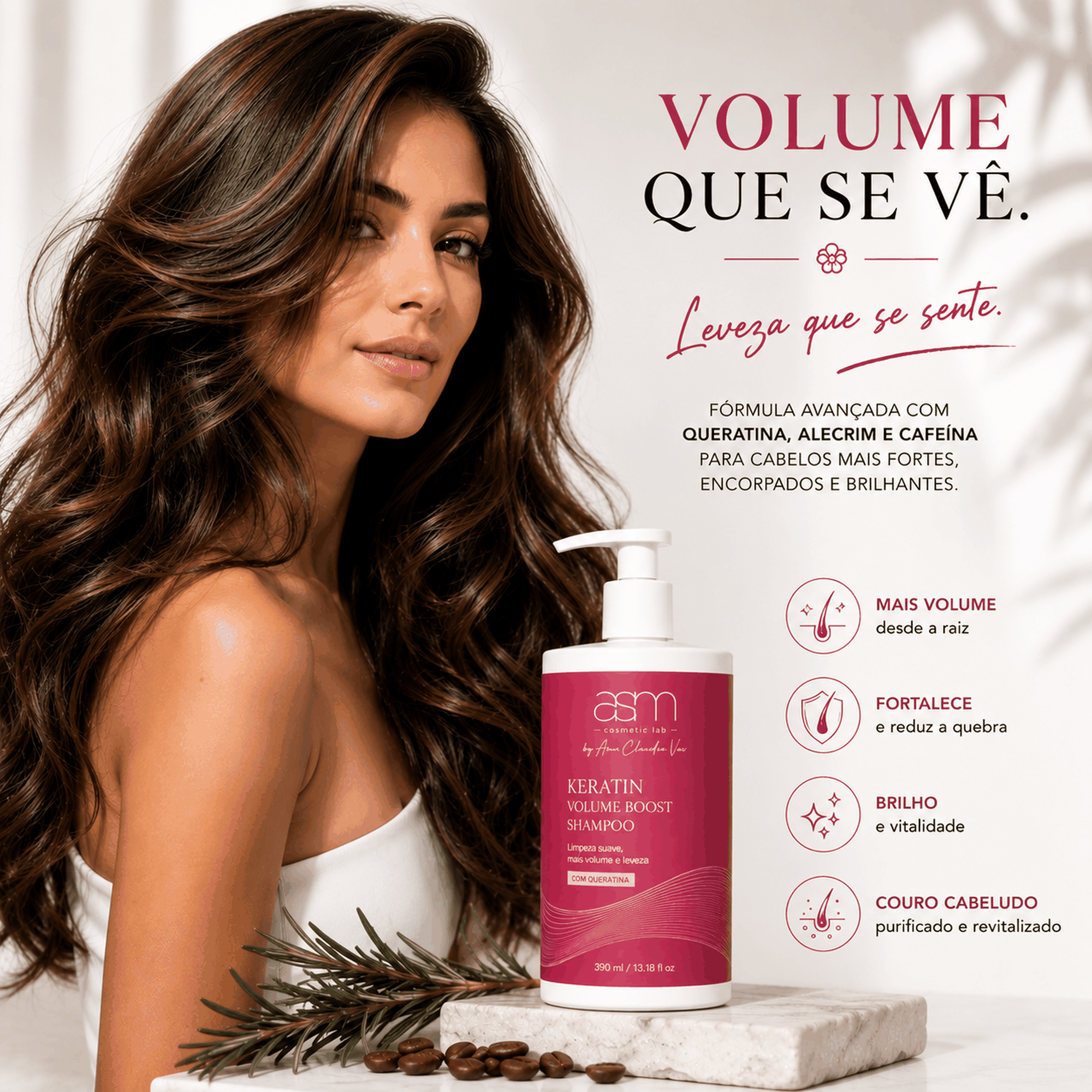 Champô Keratina Volume Boost 390ml – Cabelo com mais corpo e vitalidade - Image 7